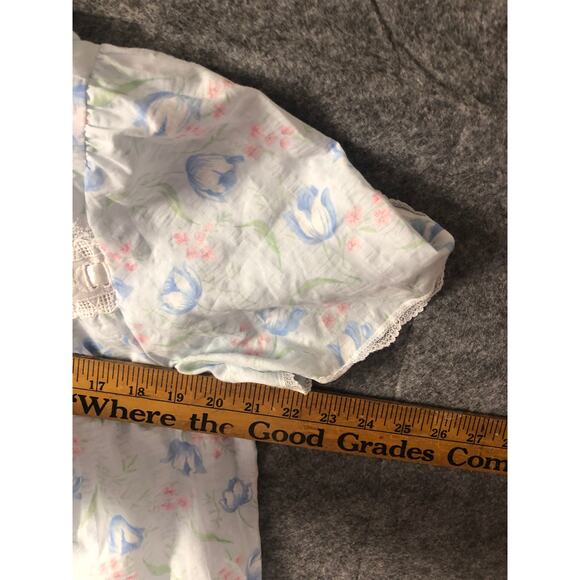 Vintage Fundamentals Lightweight Button Down Sweet Tulip Nightgown Medium - Picture 5 of 7